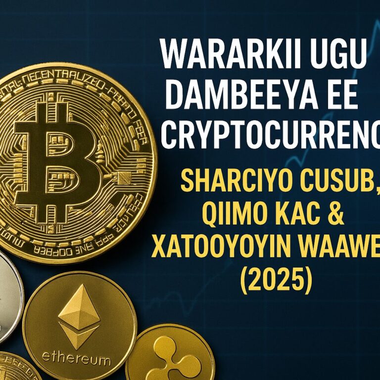 Bitcoin iyo cryptocurrency wararkii ugu dambeeyay 2025 - qiimaha Bitcoin oo sarreeya iyo sharciyo cusub