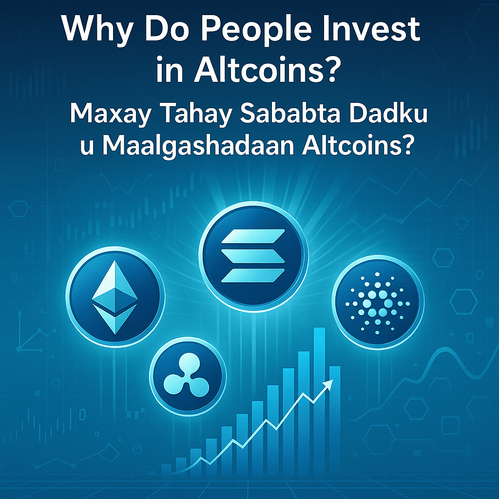 altcoins sida Ethereum, Solana, Cardano”